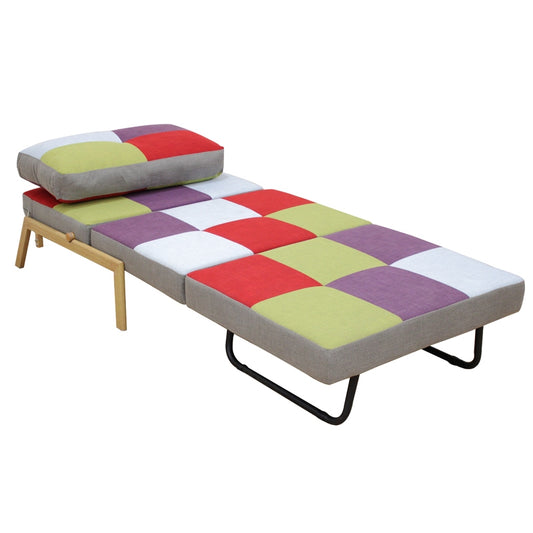 SARA Q PATCHWORK ΥΦΑΣΜΑ ΠΟΛΥΘΡΟΝΑ/ΚΡΕΒΑΤΙ 95x96x79