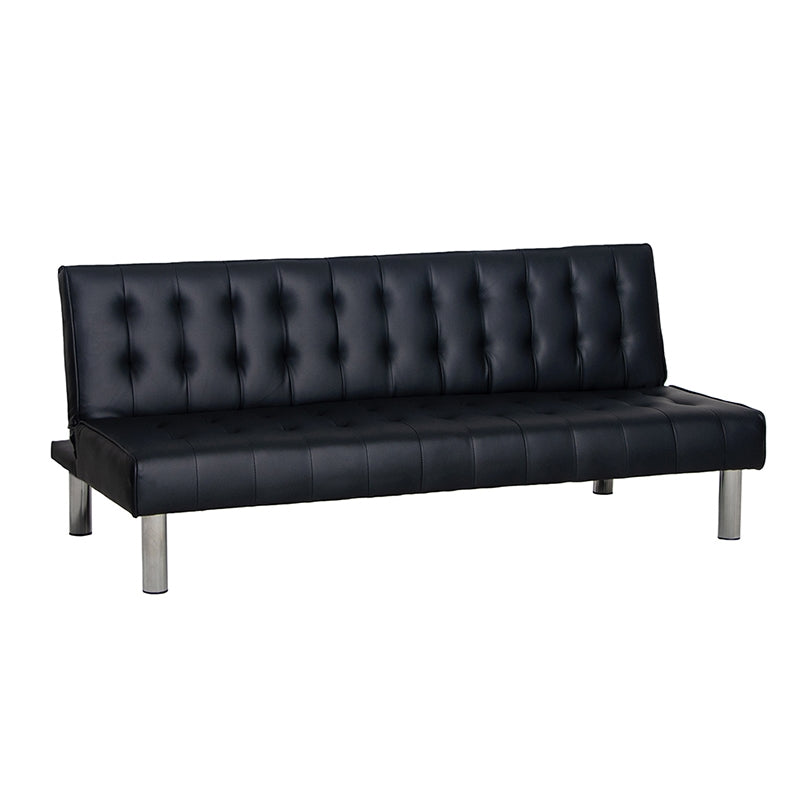 STATE BLACK PU ΚΑΝΑΠΕΣ-ΚΡΕΒΑΤΙ 180x79x74