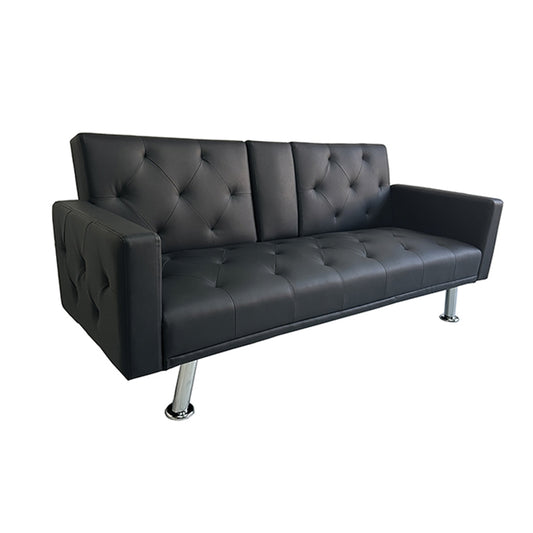 REST/ARMS BLACK PU ΚΑΝΑΠΕΣ-ΚΡΕΒΑΤΙ 188x88x79