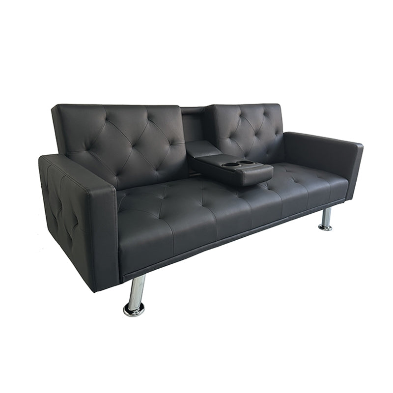 REST/ARMS BLACK PU ΚΑΝΑΠΕΣ-ΚΡΕΒΑΤΙ 188x88x79