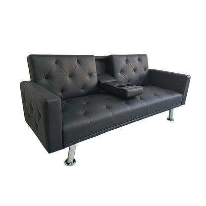 REST/ARMS BLACK PU ΚΑΝΑΠΕΣ-ΚΡΕΒΑΤΙ 188x88x79