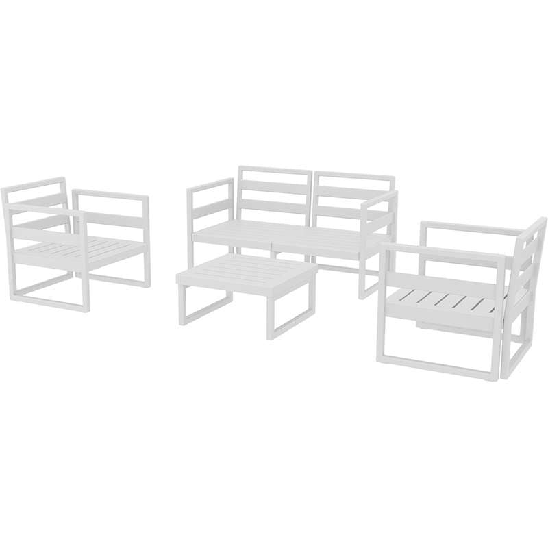 MYKONOS SET 2ΘΕΣ. WHITE ΧΩΡΙΣ ΜΑΞ.