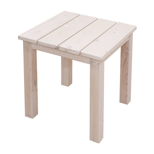 KORAL ΞΥΛΙΝΟ ΤΡΑΠΕΖΑΚΙ ΛΕΥΚΟ 40x40x45
