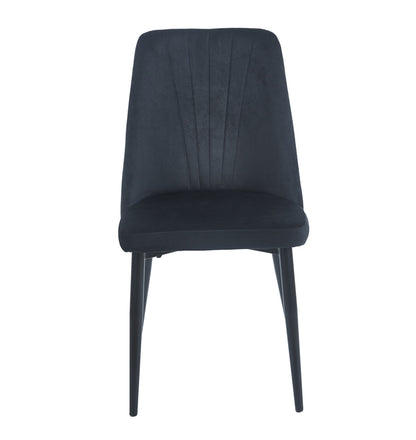 OLIVIA BLACK VELVET ΥΦΑΣΜΑ ΚΑΡΕΚΛΑ ΜΕΤΑΛΛΙΚΗ 46(59)x58x85