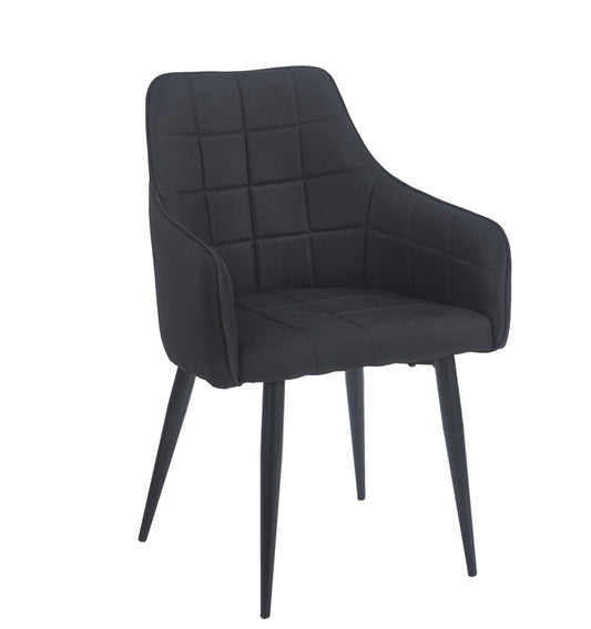 CAMERON BLACK ΥΦΑΣΜΑ ΠΟΛΥΘΡΟΝΑ ΜΕΤΑΛΛΙΚΗ 58x56x87