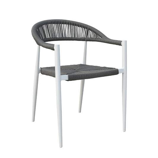 VALERIA WHITE/GREY ΠΟΛ/ΝΑ ΑΛΟΥΜΙΝΙΟΥ 57x57x78
