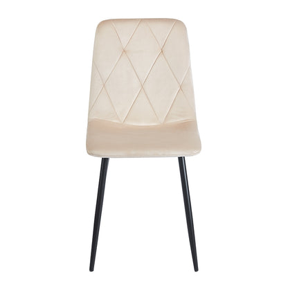 EVA BEIGE VELVET ΥΦΑΣΜΑ ΚΑΡΕΚΛΑ ΜΕΤΑΛΛΙΚΗ 43x55x90