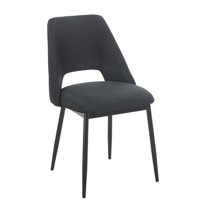 MADISON BLACK ΥΦΑΣΜΑ ΚΑΡΕΚΛΑ ΜΕΤΑΛΛΙΚΗ 45x54x83