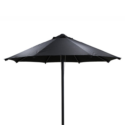 UMBRELLA BLACK ALUMINIUM 8 RIBS Ø230cm