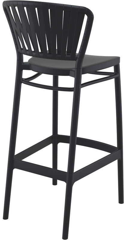 PORTOFINO STOOL BLACK WALNUT 48x52x106
