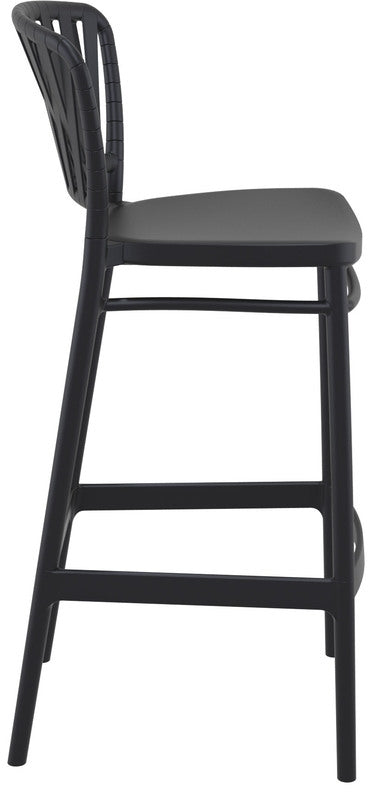 PORTOFINO STOOL BLACK WALNUT 48x52x106