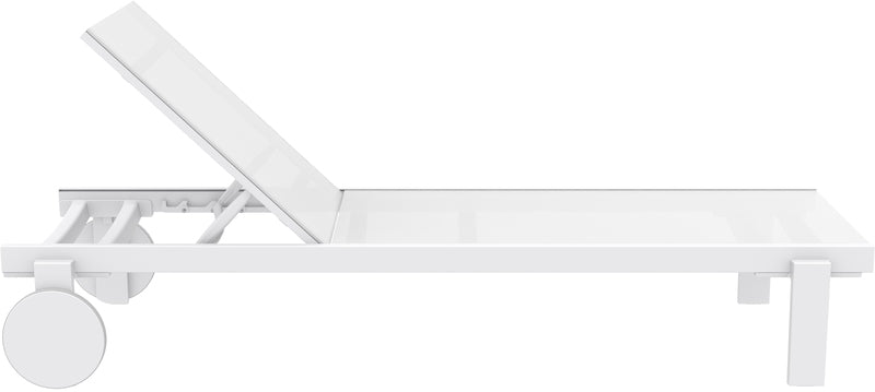 CASABLANCA ΞΑΠΛΩΣΤΡΑ WHITE/WHITE ΑΛΟΥΜ-ΠΟΛ/ΝΙΟΥ 74x190x31