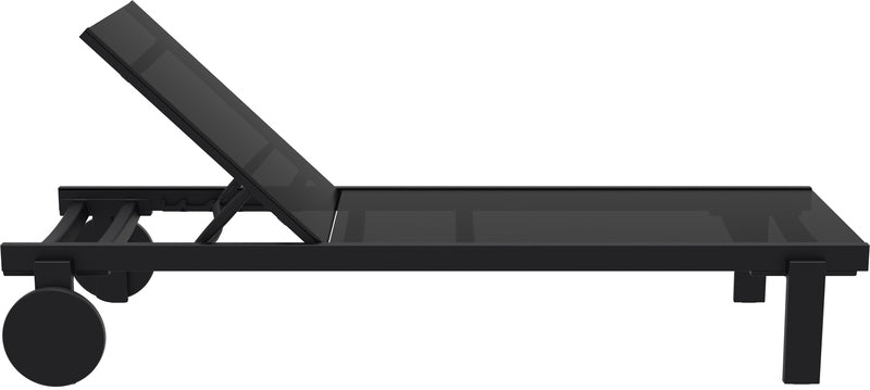 CASABLANCA ΞΑΠΛΩΣΤΡΑ BLACK/BLACK ΑΛΟΥΜ-ΠΟΛ/ΝΙΟΥ 74x190x31