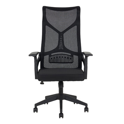 A9920 ΜΑΥΡO MESH ΠΟΛΥΘΡΟΝΑ ΓΡΑΦΕΙΟΥ 64X65X48-115/56-125εκ.