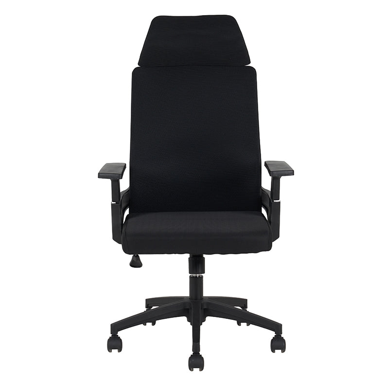 A9925 ΜΑΥΡO MESH ΠΟΛΥΘΡΟΝΑ ΓΡΑΦΕΙΟΥ 64X60X43-110/52-119εκ.