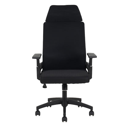 A9925 ΜΑΥΡO MESH ΠΟΛΥΘΡΟΝΑ ΓΡΑΦΕΙΟΥ 64X60X43-110/52-119εκ.