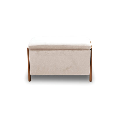 DALI VELVET BEIGE STOOL WITH STORAGE SPACE 75x42x44