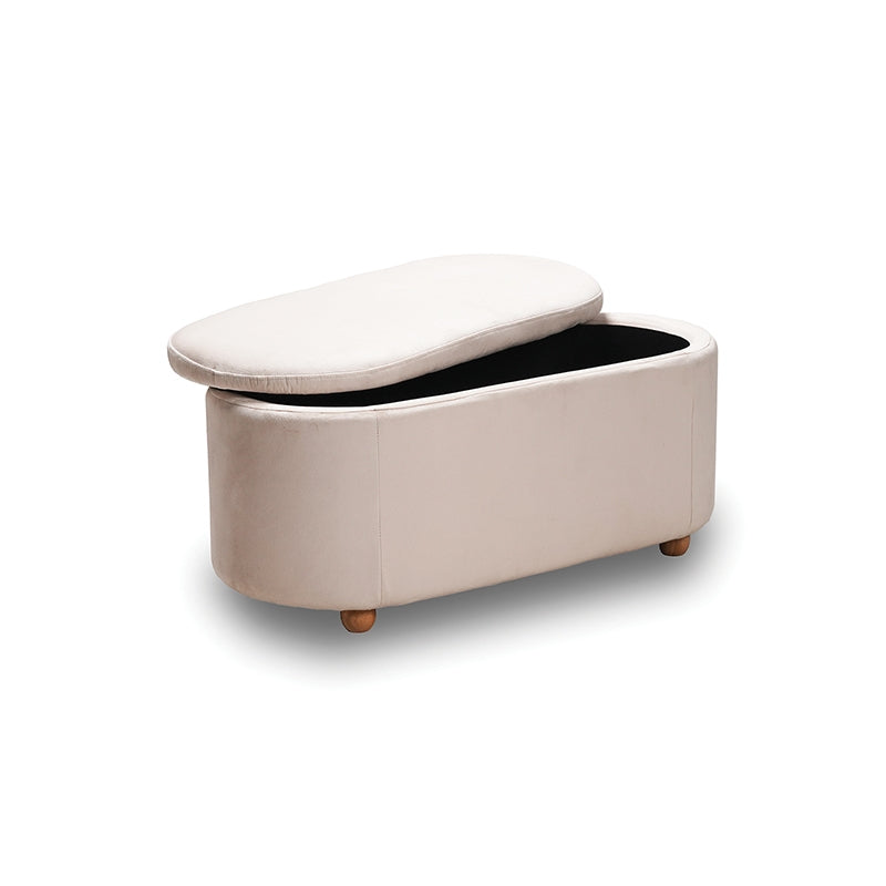 FOSTER ΣΚΑΜΠΟ VELVET BEIGE ΜΕ ΑΠΟΘ. ΧΩΡΟ 99x45x45