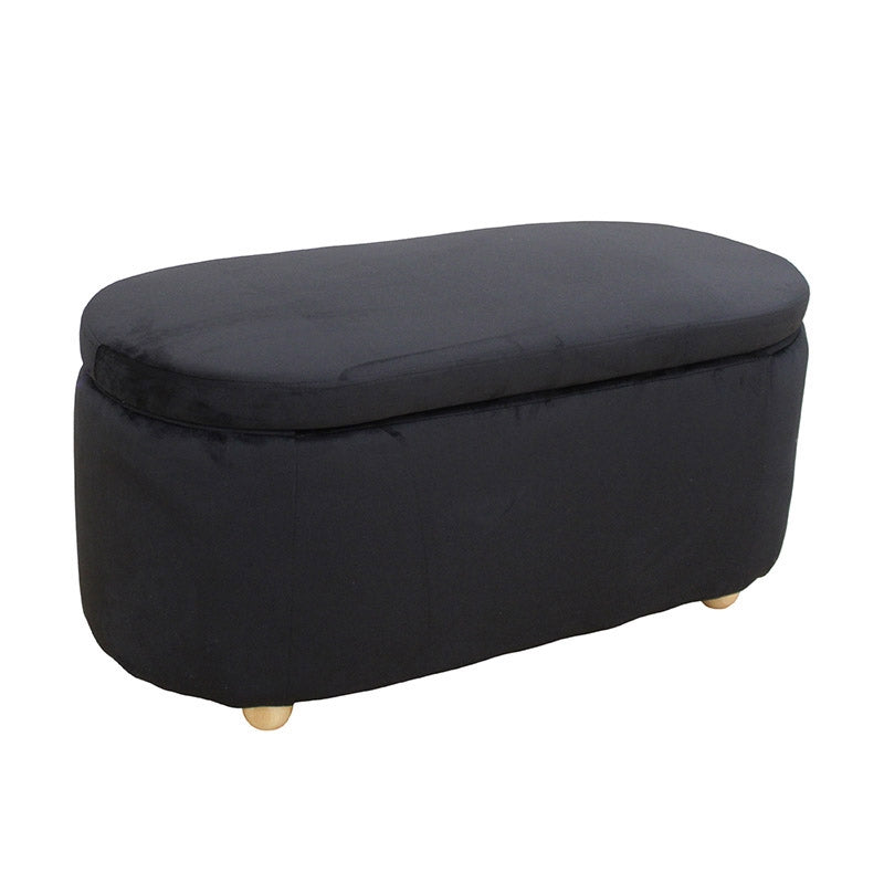 FOSTER ΣΚΑΜΠΟ VELVET BLACK ΜΕ ΑΠΟΘ. ΧΩΡΟ 99x45x45
