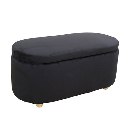 FOSTER ΣΚΑΜΠΟ VELVET BLACK ΜΕ ΑΠΟΘ. ΧΩΡΟ 99x45x45