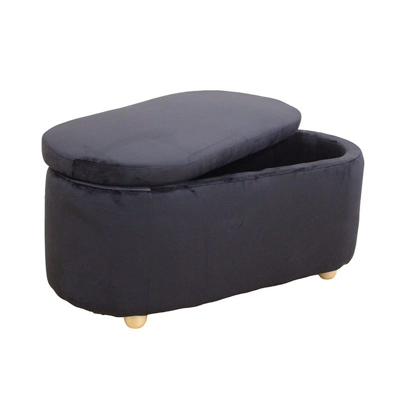 FOSTER ΣΚΑΜΠΟ VELVET BLACK ΜΕ ΑΠΟΘ. ΧΩΡΟ 99x45x45