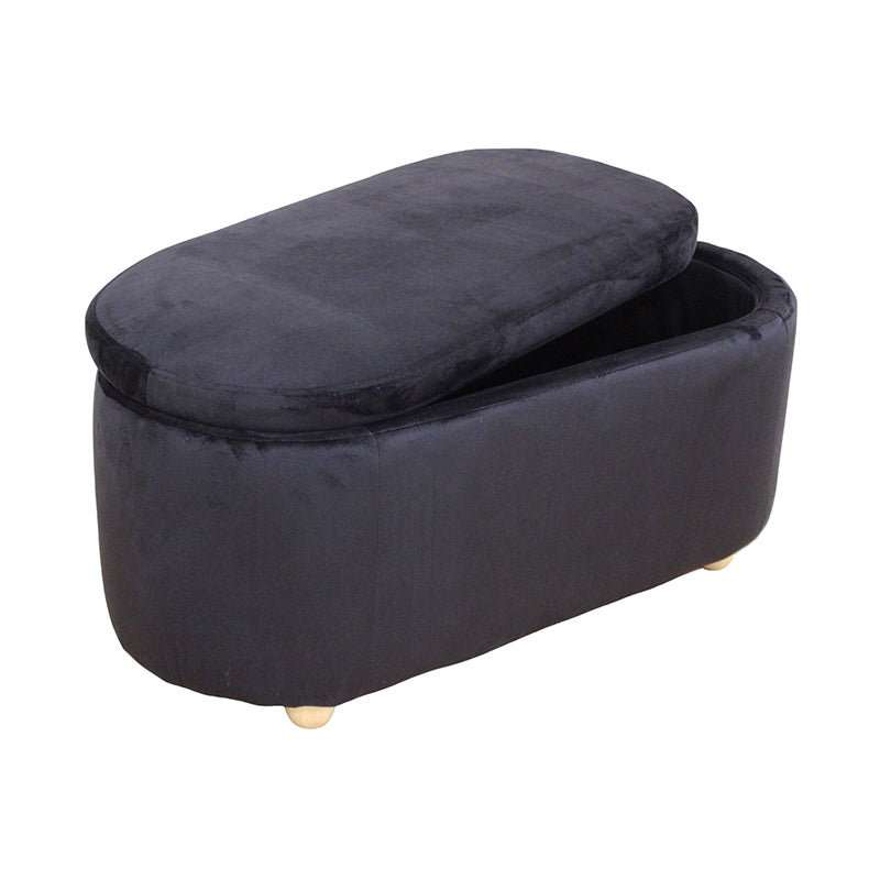 FOSTER ΣΚΑΜΠΟ VELVET BLACK ΜΕ ΑΠΟΘ. ΧΩΡΟ 99x45x45