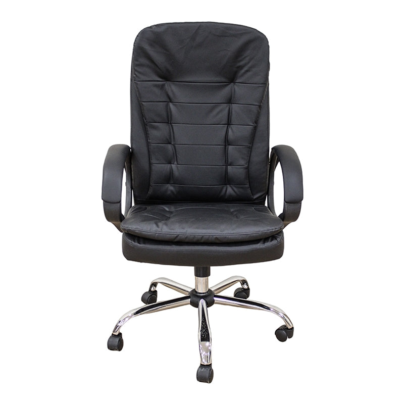 A9938 ΜΑΥΡΟ PVC ΠΟΛΥΘΡΟΝΑ ΓΡΑΦΕΙΟΥ 67x65x52-112/62-121
