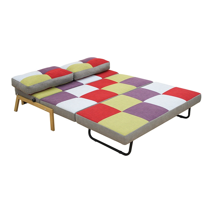 SARA Q PATCHWORK ΥΦΑΣΜΑ ΚΑΝΑΠΕΣ/ΚΡΕΒΑΤΙ 152x93x80