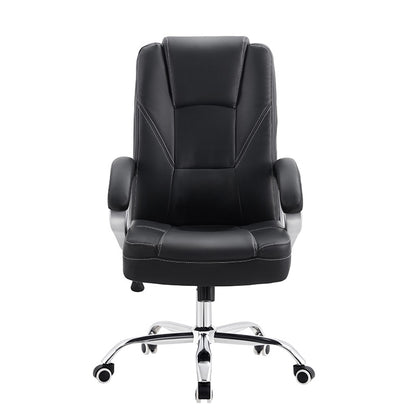 A9948 ΜΑΥΡO PU ΠΟΛΥΘΡΟΝΑ ΓΡΑΦΕΙΟΥ 61x80x50-108/60-118