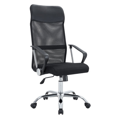 A9943 ΜΑΥΡΟ MESH ΠΟΛΥΘΡΟΝΑ ΓΡΑΦΕΙΟΥ 56x59x45-108/55-118