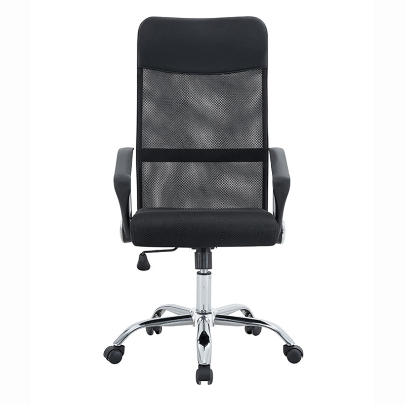 A9943 ΜΑΥΡΟ MESH ΠΟΛΥΘΡΟΝΑ ΓΡΑΦΕΙΟΥ 56x59x45-108/55-118