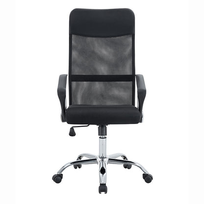 A9943 ΜΑΥΡΟ MESH ΠΟΛΥΘΡΟΝΑ ΓΡΑΦΕΙΟΥ 56x59x45-108/55-118