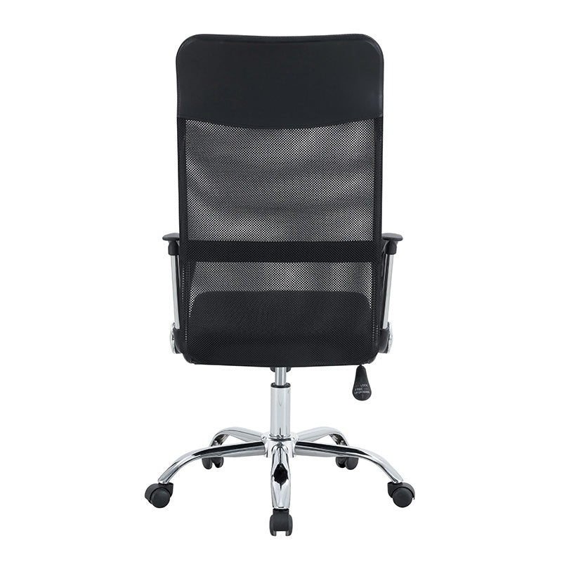 A9943 ΜΑΥΡΟ MESH ΠΟΛΥΘΡΟΝΑ ΓΡΑΦΕΙΟΥ 56x59x45-108/55-118
