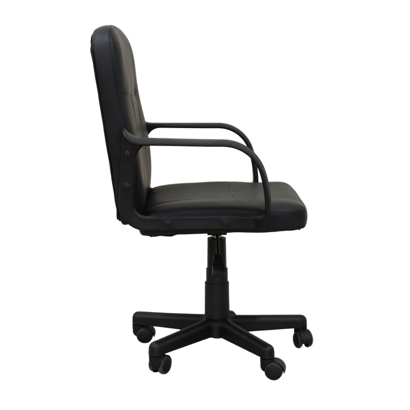 A9942 ΜΑΥΡΟ PVC ΠΟΛΥΘΡΟΝΑ ΓΡΑΦΕΙΟΥ 58x56x37-83/47-93