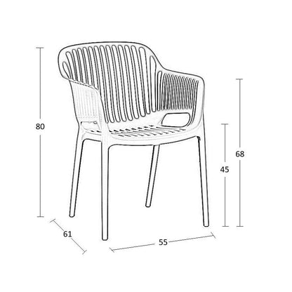 NOVA CAPPUCCINO ΠΟΛΥΘΡΟΝΑ ΠΟΛ/ΝΙΟΥ 55x61x80
