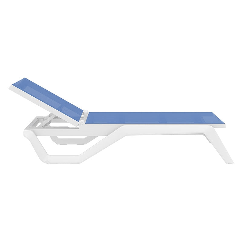 RIO PRO ΞΑΠΛΩΣΤΡΑ WHITE/BLUE ΠΟΛ/ΝΙΟΥ 190x70x33