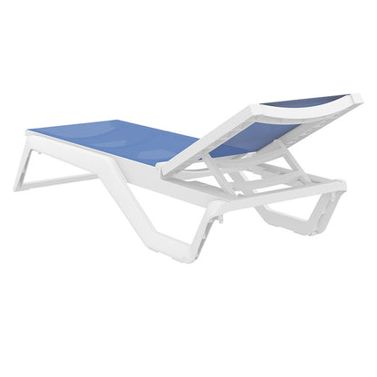 RIO PRO ΞΑΠΛΩΣΤΡΑ WHITE/BLUE ΠΟΛ/ΝΙΟΥ 190x70x33