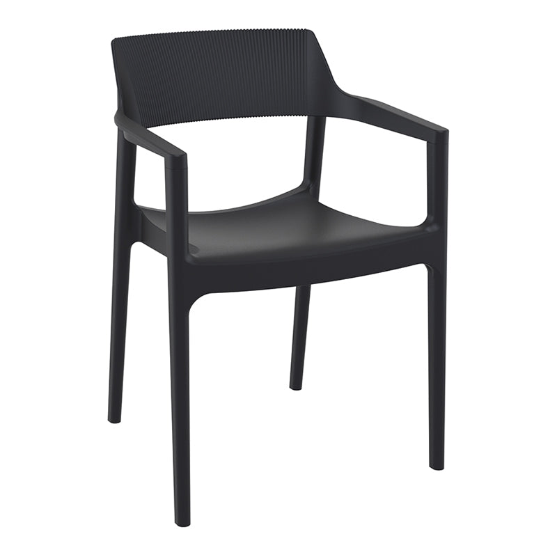 TULUM BLACK ΠΟΛΥΘΡΟΝΑ ΠΟΛ/ΝΙΟΥ 55x52x79