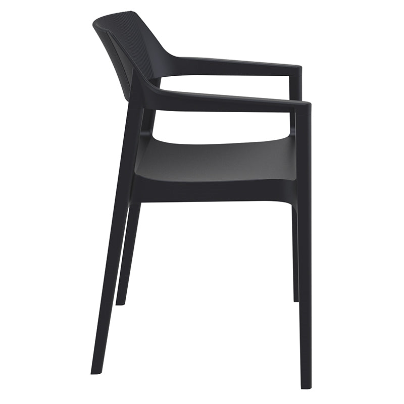 TULUM BLACK ΠΟΛΥΘΡΟΝΑ ΠΟΛ/ΝΙΟΥ 55x52x79