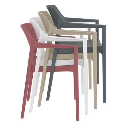 TULUM BLACK/TAUPE ΠΟΛΥΘΡΟΝΑ ΠΟΛ/ΝΙΟΥ 55x52x79