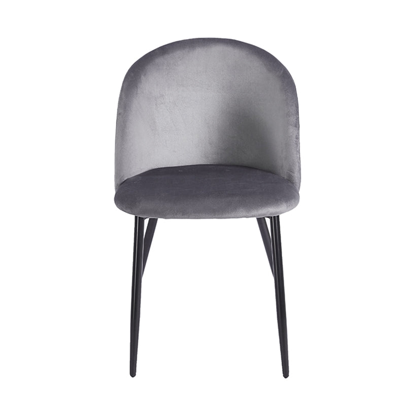 RIO GREY VELVET ΥΦΑΣΜΑ ΚΑΡΕΚΛΑ ΜΕΤΑΛΛΙΚΗ 50x52x81