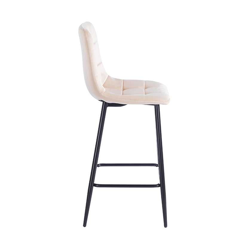 NORA BEIGE VELVET ΥΦΑΣΜΑ ΣΚΑΜΠΟ ΜΕΤΑΛΛΙΚΟ 45x41x65-99