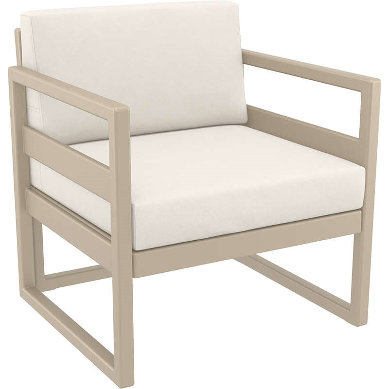 MYKONOS ΠΟΛΥΘΡΟΝΑ TAUPE ΜΕ ΜΑΞ. ΠΟΛ/ΝΙΟΥ 73x72x75