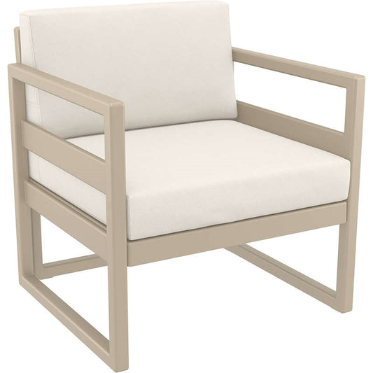 MYKONOS ΠΟΛΥΘΡΟΝΑ TAUPE ΜΕ ΜΑΞ. ΠΟΛ/ΝΙΟΥ 73x72x75