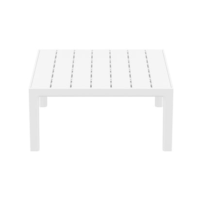 PORTOFINO LOUNGE ΤΡΑΠΕΖΙ WHITE ΠΟΛ/ΝΙΟΥ 70x70x33