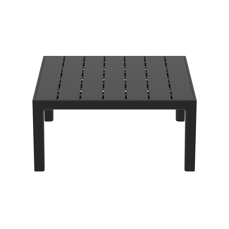 PORTOFINO LOUNGE ΤΡΑΠΕΖΙ BLACK ΠΟΛ/ΝΙΟΥ 70x70x33