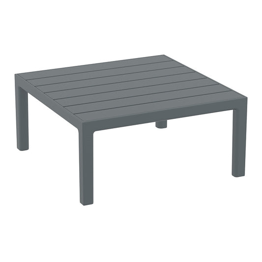 PORTOFINO LOUNGE ΤΡΑΠΕΖΙ DARK GREY ΠΟΛ/ΝΙΟΥ 70x70x33