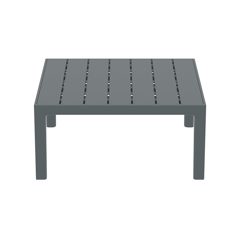 PORTOFINO LOUNGE ΤΡΑΠΕΖΙ DARK GREY ΠΟΛ/ΝΙΟΥ 70x70x33