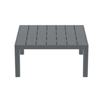 PORTOFINO LOUNGE ΤΡΑΠΕΖΙ DARK GREY ΠΟΛ/ΝΙΟΥ 70x70x33