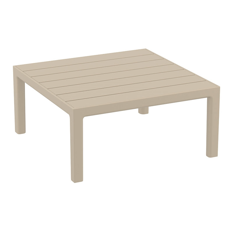 PORTOFINO LOUNGE TABLE TAUPE POLYRATTAN 70x70x33